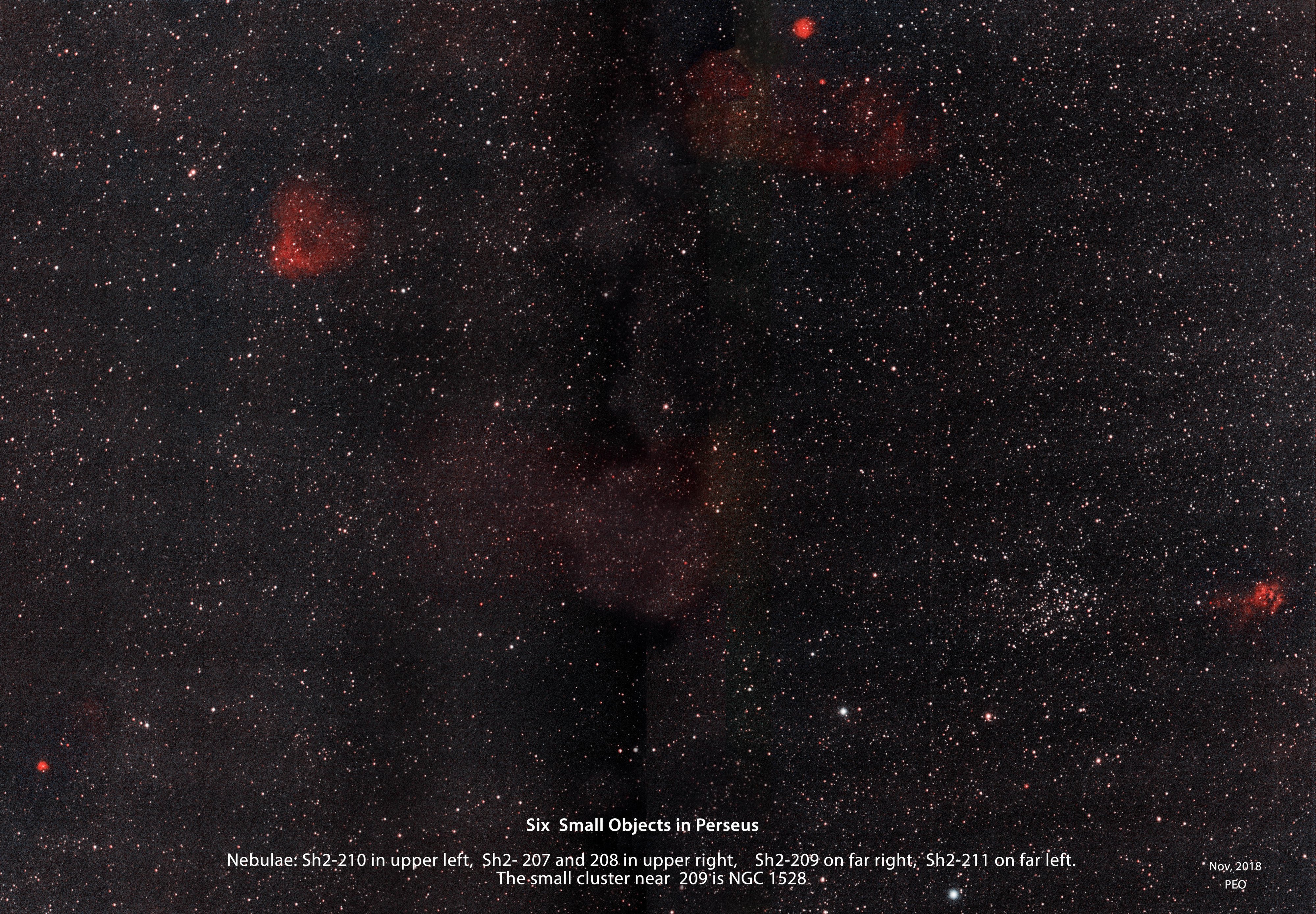 6 Small Objects in Perseus